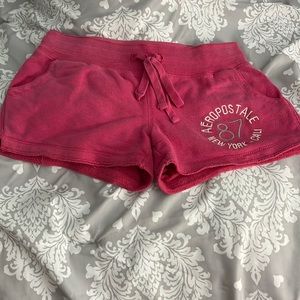 Aeropostale Dark Pink Athletic Shorts Size XS